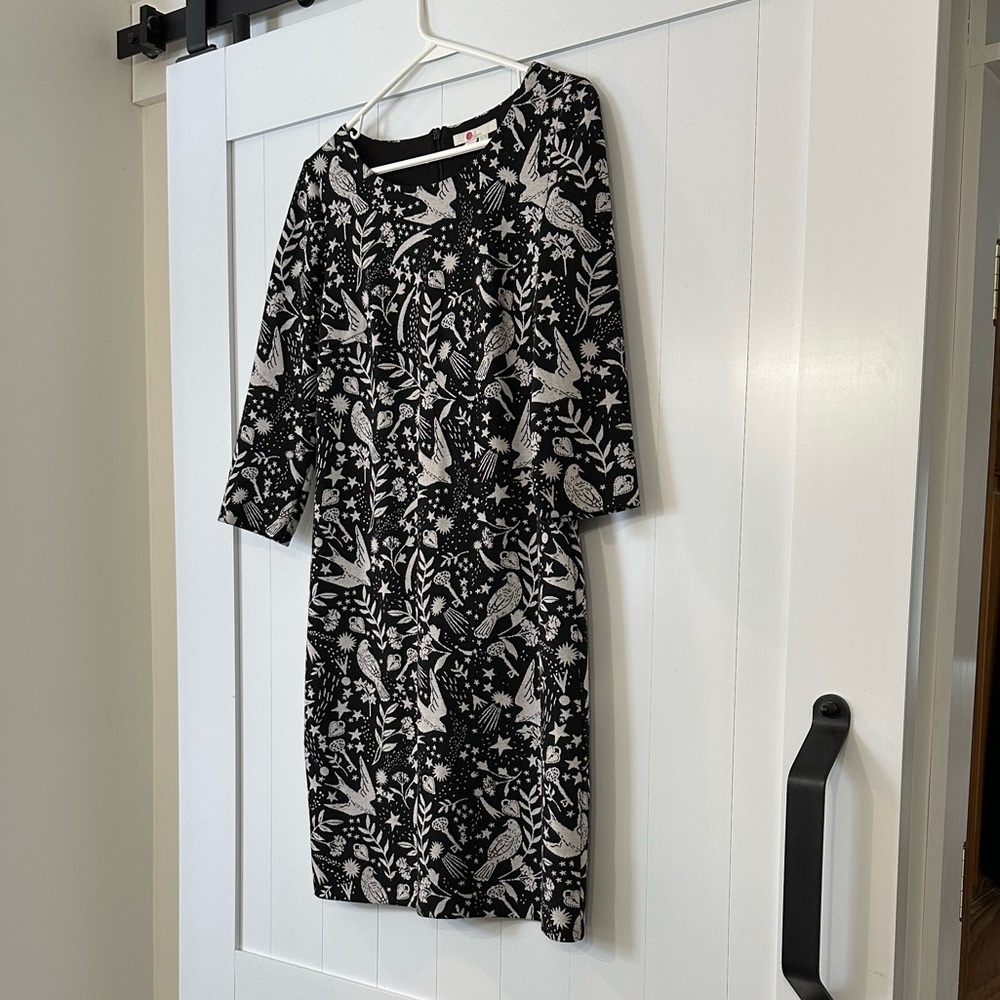 Boden Winifred Jacquard Long Sleeve Dress | New Without Tags